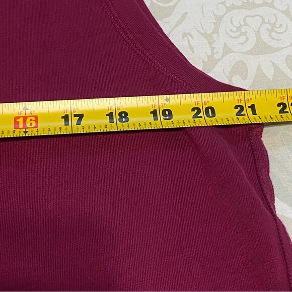 Ashworth NWT Golf Men’s 1/4 zip cotton vest, oversized Medium in the color Berry - Picture 9 of 12